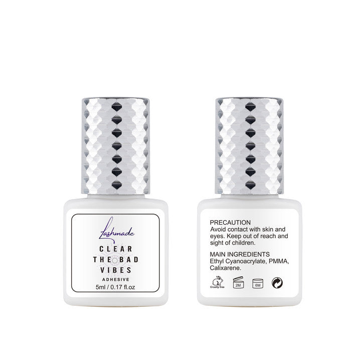Clear The Bad Vibes Adhesive